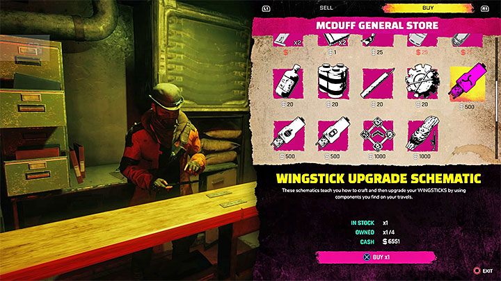 W ofercie handlarza mogą znajdować się schematy jednego lub kilku różnych rodzajów przedmiotów - Jak odblokować crafting w Rage 2? - Rage 2 - poradnik do gry