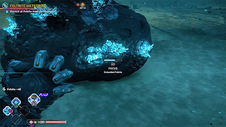 Główna zachęta do odwiedzenia lokacji z meteorytem to możliwość zdobycia feltrytu, którym oblepiony jest meteoryt - Gdzie spadł meteoryt w Rage 2? - Rage 2 - poradnik do gry