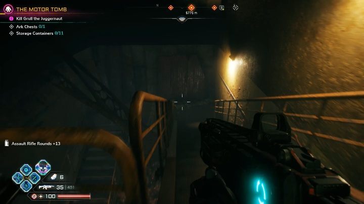 Zejdz po schodach na sam dół lokacji - Grobowiec Silnika | Gniazda Miażdżycieli w Rage 2 - Rage 2 - poradnik do gry