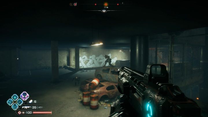 Gdy wejdziesz do zniszczonego budynku zaatakują Cię potwory - Grobowiec Silnika | Gniazda Miażdżycieli w Rage 2 - Rage 2 - poradnik do gry