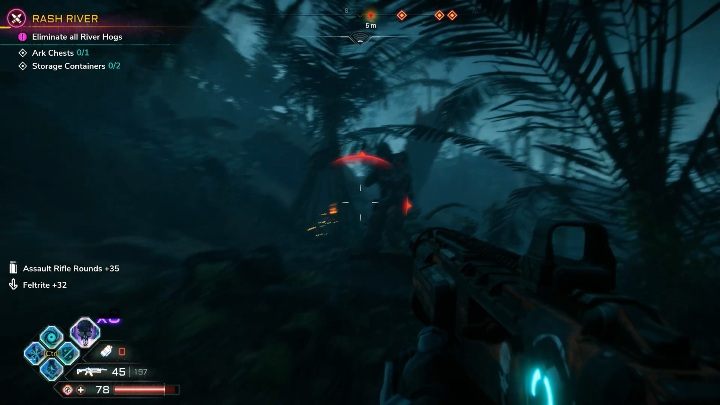 W tej lokacji znajdziesz 1 skrzynię akr i 2 pojemniki - Kryjówki bandytów w lokacji Dzicz | Rage 2 - Rage 2 - poradnik do gry