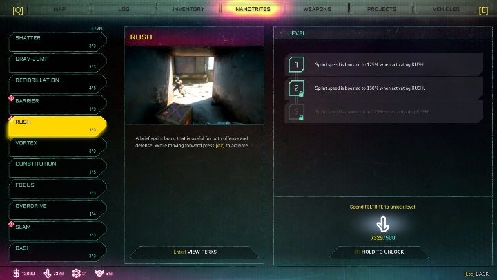 Nowe poziomy automatycznie rozwijają twoje umiejętności oraz umożliwiają rozbudowywanie ich przez kupowanie perków - Jak ulepszać nanotrytowe umiejętności w Rage 2? - Rage 2 - poradnik do gry