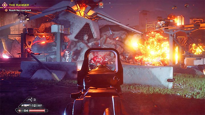 Po obejrzeniu cut-scenki podejdź do zwłok strażnika Jerseya (Ranger Jersey) i zabierz pancerz strażnika (Ranger Armor) - Strażnik | Solucja gry Rage 2 - Rage 2 - poradnik do gry