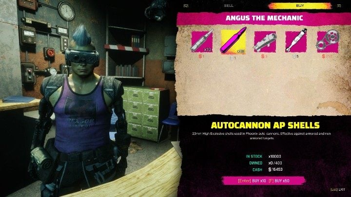 U obwoźnych handlarzy oraz u tych w miastach możesz zakupić amunicję do pojazdu, kosztuje ona od 1 do 5 - Jak uzupełnić amunicję pojazdu w Rage 2? - Rage 2 - poradnik do gry