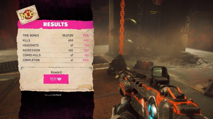 W zależności od twojego wyniku dostaniesz odpowiednią ilość waluty - MBTV Token - MBTV Mutant Bash Arena w Rage 2 - Rage 2 - poradnik do gry