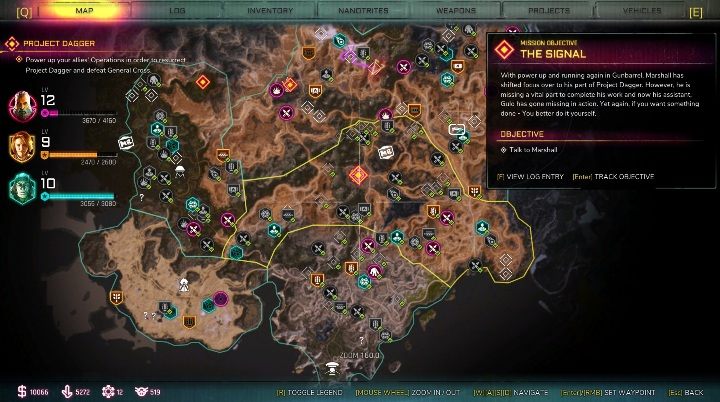 Aby odblokować dostęp do projektów z kategorii Zabij i zniszcz musisz wykonać pierwsze zadanie z misji Zaciemnienie (Blackout) - Projekty John Marshall w Rage 2 - Rage 2 - poradnik do gry