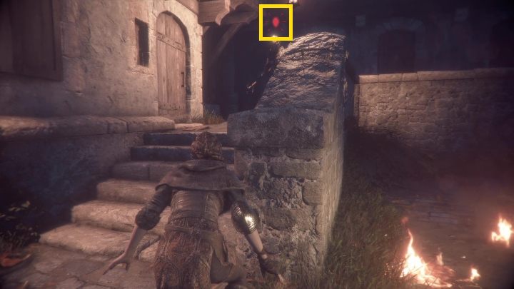 W przypadku bezpośredniego kontaktu z przeciwnikami najbezpieczniej jest postać w pozycji przykucniętej - A Plague Tale Innocence: Skradanie - A Plague Tale Innocence - poradnik do gry