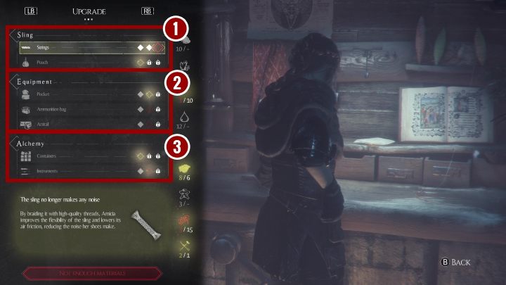 Do wykonania ulepszenia będziesz potrzebował narzędzi - A Plague Tale Innocence: Ulepszanie ekwipunku - A Plague Tale Innocence - poradnik do gry