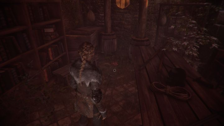 W momencie, gdy masz wyważyć drzwi do płonącego budynku, zostaniesz zaatakowany - A Plague Tale Innocence: Herbarium Hugo - lista wszystkich kwiatów - A Plague Tale Innocence - poradnik do gry