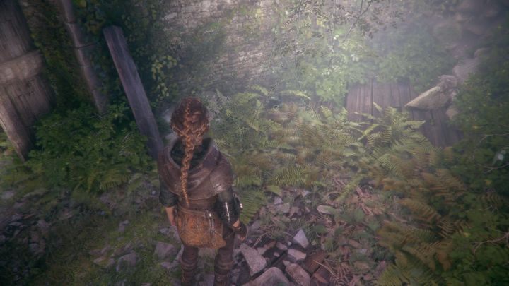 Prezent znajdujący się na tym etapie - szachy - znajdziesz na samym końcu etapu - A Plague Tale Innocence: Prezenty - lista wszystkich - A Plague Tale Innocence - poradnik do gry