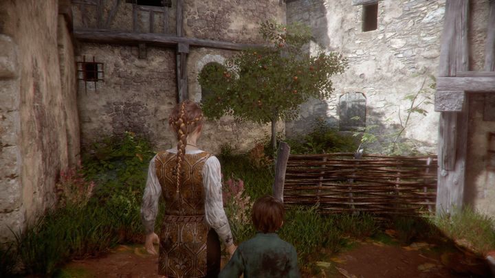 Aby zaliczyć osiągnięcie, musisz zerwać dla Hugo jeden owoc - A Plague Tale Innocence: A głodnych nakarmić - jak zdobyć trofeum/osiągnięcie? - A Plague Tale Innocence - poradnik do gry