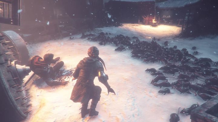 Komentarz: W etapie Okruchy przeszłości (Rozdział 12) trafisz na dwóch umierających przeciwników - A Plague Tale Innocence: Trofea/Osiągnięcia - lista - A Plague Tale Innocence - poradnik do gry