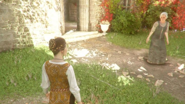 Po tej rozmowie nastąpi atak na dwór - A Plague Tale Innocence: Dziedzictwo rodu De Rune - solucja, opis przejścia - A Plague Tale Innocence - poradnik do gry
