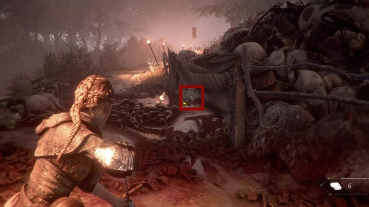 Podpal znajdujące się na nim palenisko - A Plague Tale Innocence: Uczeń - solucja, opis przejścia - A Plague Tale Innocence - poradnik do gry