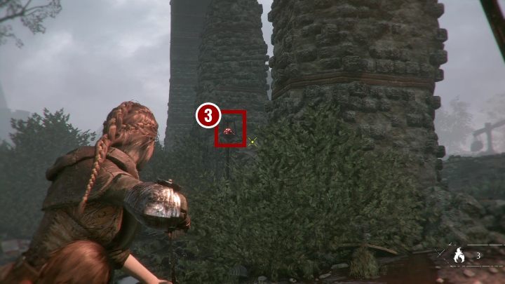Na końcu wespnij się na górę i podążaj ścieżką - A Plague Tale Innocence: Czas kruków - solucja, opis przejścia - A Plague Tale Innocence - poradnik do gry