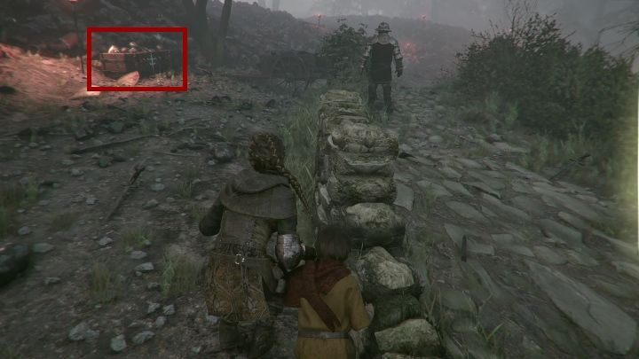 Teraz czeka cię już ostatni fragment, w którym po prostu będziesz poruszał się ścieżką, aż nie spotkasz Melie i Arthura - A Plague Tale Innocence: Czas kruków - solucja, opis przejścia - A Plague Tale Innocence - poradnik do gry