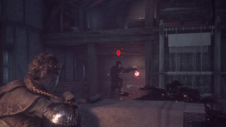 Wychodząc z budynku trafisz na szubienicę - A Plague Tale Innocence: W cieniu zamkowych murów - solucja, opis przejścia - A Plague Tale Innocence - poradnik do gry