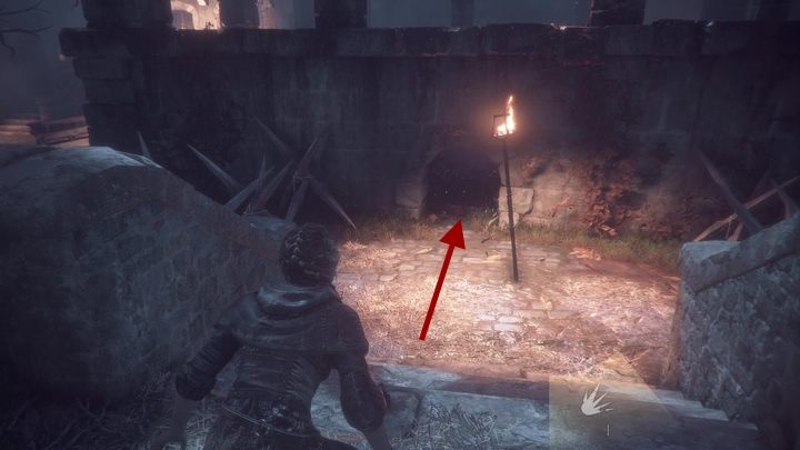 Wyjdziesz na niewielki dziedziniec ze strażnikiem - A Plague Tale Innocence: W cieniu zamkowych murów - solucja, opis przejścia - A Plague Tale Innocence - poradnik do gry