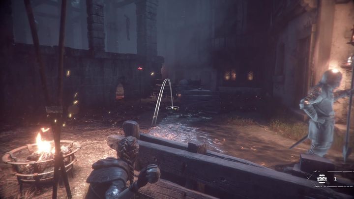 Podążając ścieżką dalej trafisz na bramę do cmentarza - A Plague Tale Innocence: W cieniu zamkowych murów - solucja, opis przejścia - A Plague Tale Innocence - poradnik do gry