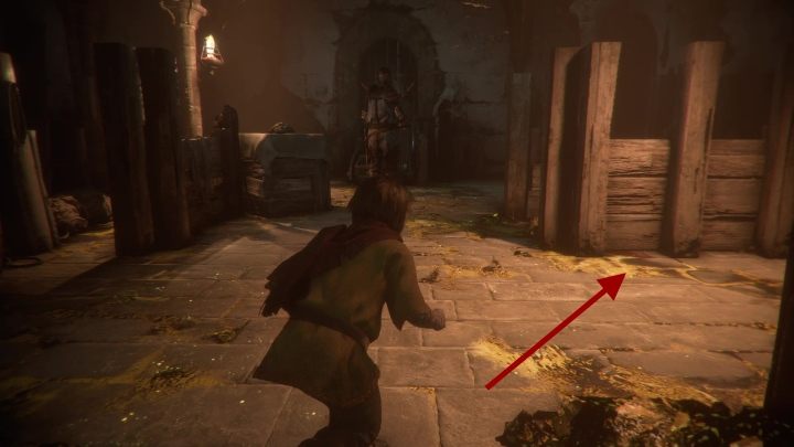 Wyjdziesz do pomieszczenia z mnichem - A Plague Tale Innocence: Więzy krwi - solucja, opis przejścia - A Plague Tale Innocence - poradnik do gry