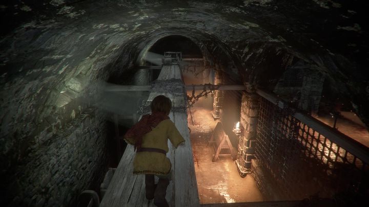 Na koniec przestaw lampy, tak aby oświetlały drogę do otworu, przez który wszedłeś - A Plague Tale Innocence: Więzy krwi - solucja, opis przejścia - A Plague Tale Innocence - poradnik do gry
