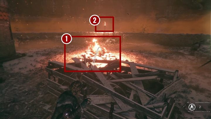 W przypadku kolejnych dwóch tur Nicolas również będzie płonął - A Plague Tale Innocence: Ku pamięci - solucja, opis przejścia - A Plague Tale Innocence - poradnik do gry