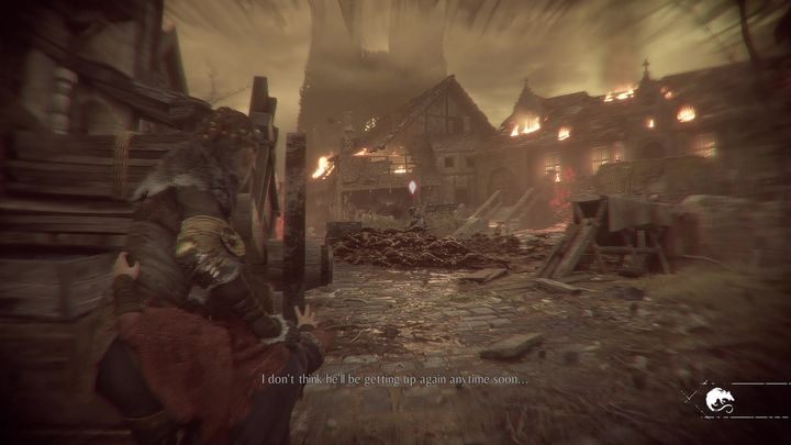 Po walce, ugaś wszystko co znajduje się w zasięgu twojego wzroku - A Plague Tale Innocence: Koronacja - solucja, opis przejścia - A Plague Tale Innocence - poradnik do gry