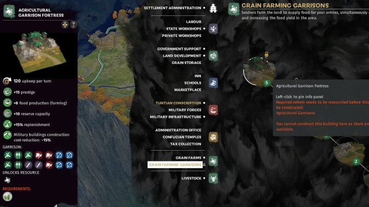 Jeden z budynków służących do przyspieszenia rekrutacji i odnawiania wojsk. - Dlaczego wojska po rekrutacji mają małą liczebność w Total War Three Kingdoms? - Total War Three Kingdoms - poradnik do gry