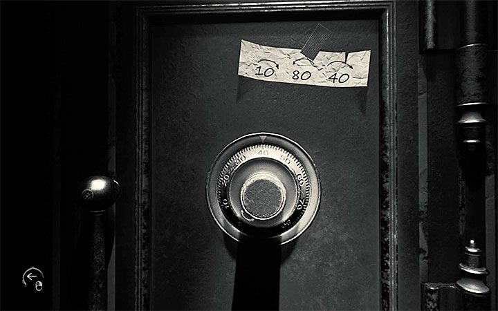 40 w prawo (zatrzymaj pokrętło na 40) - Zagadka z sejfem | Rozwiązanie zagadki w Layers of Fear 2 - Layers of Fear 2 - poradnik do gry