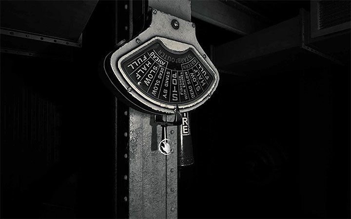 Do maszynowni trafisz tuż po tym jak uciekniesz potworowi dzięki wskoczeniu do szybu windy - Zagadka z prądem w maszynowni | Rozwiązanie zagadki w Layers of Fear 2 - Layers of Fear 2 - poradnik do gry