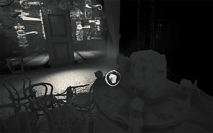 Klatka z klamkami (powyższy obrazek) - Druga zagadka z projektorem | Rozwiązanie zagadki w Layers of Fear 2 - Layers of Fear 2 - poradnik do gry