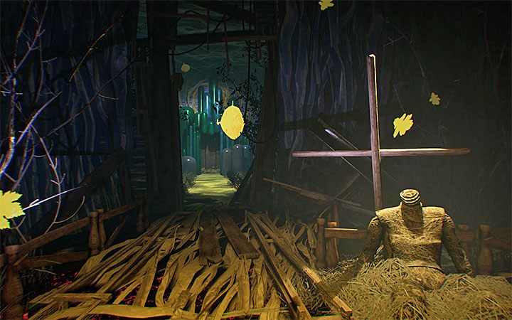 W miejscu z manekinem siedzącym obok krzyża odblokowało się nowe przejście - Zagadka z kotłem | Rozwiązanie zagadki w Layers of Fear 2 - Layers of Fear 2 - poradnik do gry