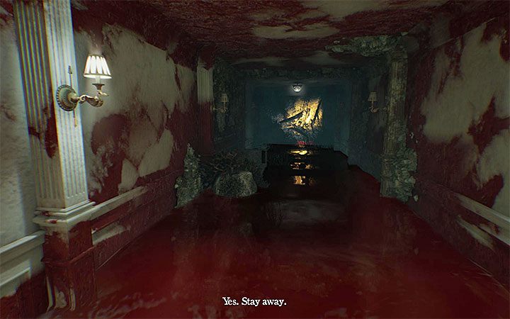 Drugi wariant zakłada poddanie się i pozwolenie na to żeby nurt porwał sterowaną postać - Czwarty wybór | Solucja Layers of Fear 2 - Layers of Fear 2 - poradnik do gry
