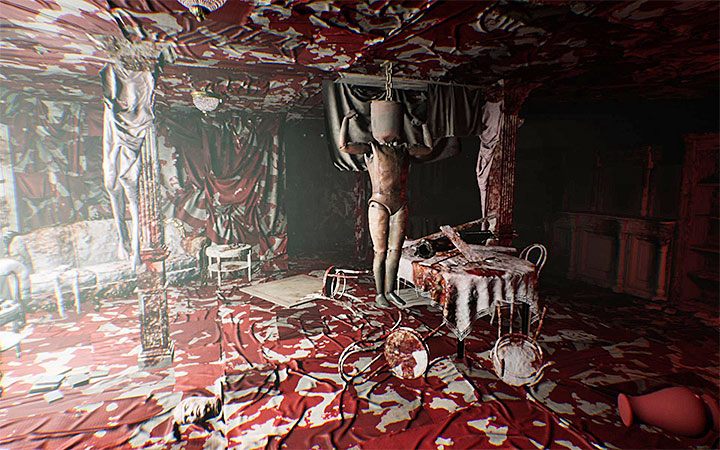 Powróć do ostatnio odwiedzanego pomieszczenia, które zmieni w międzyczasie swój wystrój - Zagadka z owocami | Rozwiązanie zagadki w Layers of Fear 2 - Layers of Fear 2 - poradnik do gry