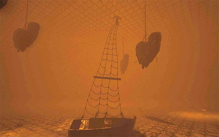 Do kwiatów rosnących na pustkowi przeniesiesz się niedługo po zaliczeniu opisanej na poprzedniej stronie zagadki z projektorem i latarnią morską - Zagadka z kwiatami i wiszącymi sercami | Rozwiązanie zagadki w Layers of Fear 2 - Layers of Fear 2 - poradnik do gry