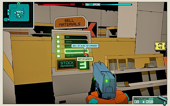 Sprzedaż posiadanych dóbr jest też możliwa na statkach Krell-Mart - Jak gromadzić kredyty i na co je wydawać w Void Bastards? - Void Bastards - poradnik do gry