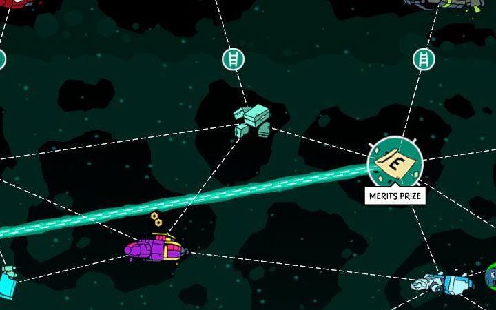 Ostatnia główna metoda to odnajdywanie kredytów na mapie mgławicy - Jak gromadzić kredyty i na co je wydawać w Void Bastards? - Void Bastards - poradnik do gry