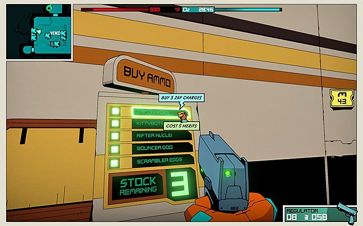 Drugi rodzaj akcji to wydawanie kredytów w sklepach - Jak gromadzić kredyty i na co je wydawać w Void Bastards? - Void Bastards - poradnik do gry