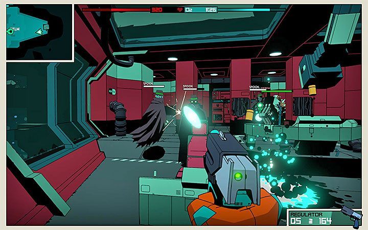 Gra Void Bastards nie oferuje niestety opcji dokładnego celowania czy skorzystania z lunety poprzez przytrzymanie osobnego przycisku - Void Bastards - poradnik do gry