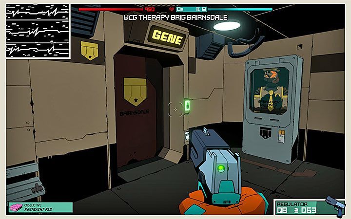 Zablokowana mapa może być unikalną cechą niektórych odwiedzanych lokacji (EM Static Field) - Void Bastards - poradnik do gry