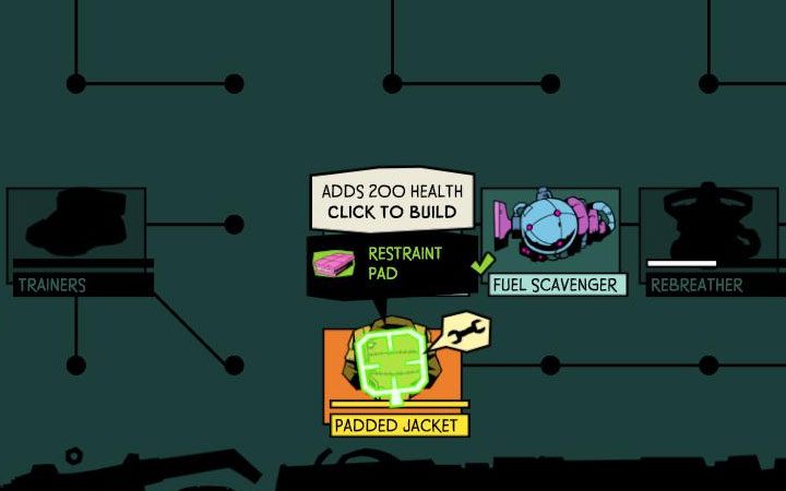 Najlepszy sposób na wydłużenie paska energii życiowej to zakupienie projektów w warsztacie (Workbench) - Jak wydłużyć pasek zdrowia w Void Bastards? - Void Bastards - poradnik do gry