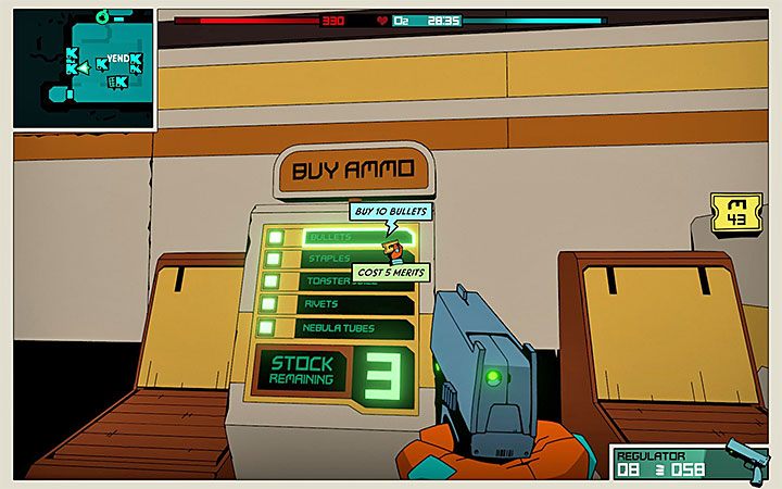 Kolejny sposób to kupowanie amunicji na statkach Krell-Mart, które pojawiają się w trakcie eksploracji mgławicy - Jak uzupełniać amunicję w Void Bastards? - Void Bastards - poradnik do gry