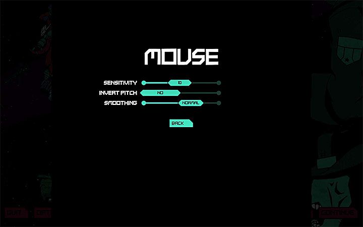 W przypadku sterowania z użyciem klawiatury i myszy możesz zmienić czułość obracania się, odwrócić oś oraz zmienić poziom wygładzenia - Sterowanie w Void Bastards - Void Bastards - poradnik do gry
