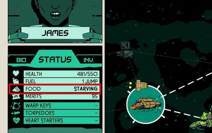 Warto pamiętać o dwóch dodatkowych rzeczach - Jak zdobywać żywność i jak leczyć postać w Void Bastards? - Void Bastards - poradnik do gry