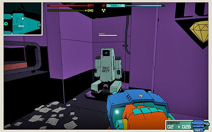 Secboty są niestety poważniejszym problemem od wieżyczek - Jak pozbywać się wieżyczek i Secbotów w Void Bastards? - Void Bastards - poradnik do gry
