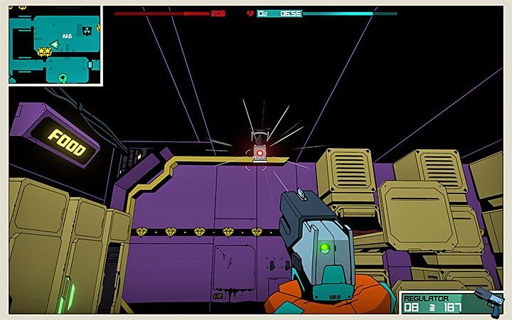 Niszcz jak najszybciej kamery Peeper - Porady na start gry Void Bastards - Void Bastards - poradnik do gry