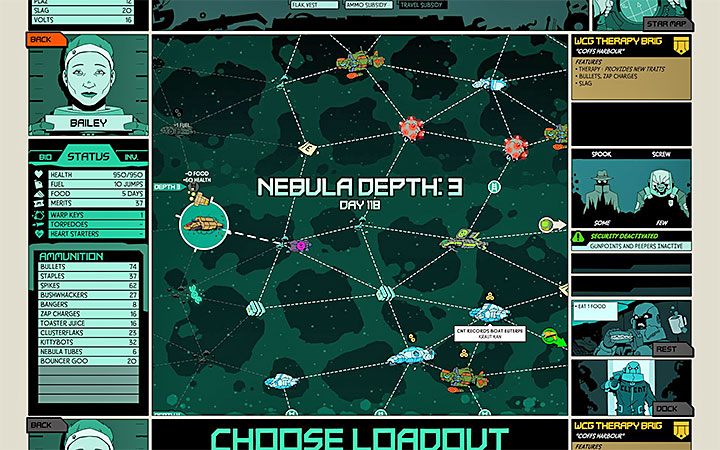 Poziom trudności walk niestety sukcesywnie wzrasta w miarę rozgrywania kampanii - Walka w Void Bastards - Void Bastards - poradnik do gry