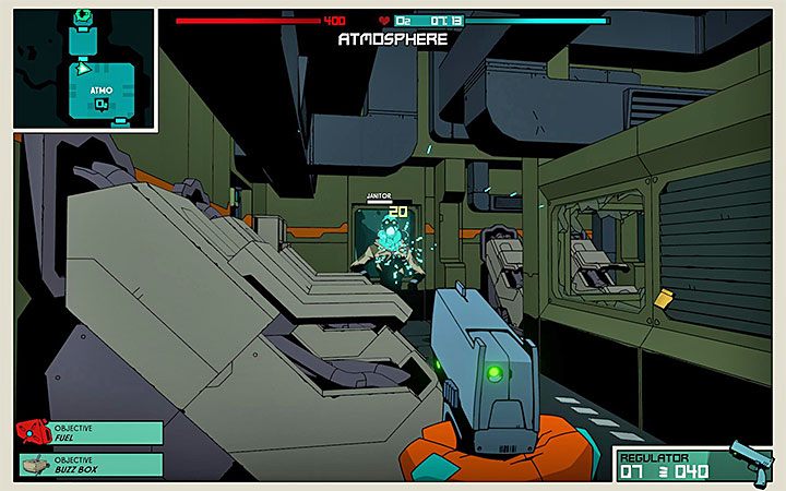 Regulator to pistolet, z którym domyślnie rozpoczynasz grę - Najlepsze bronie i gadżety w Void Bastards - Void Bastards - poradnik do gry