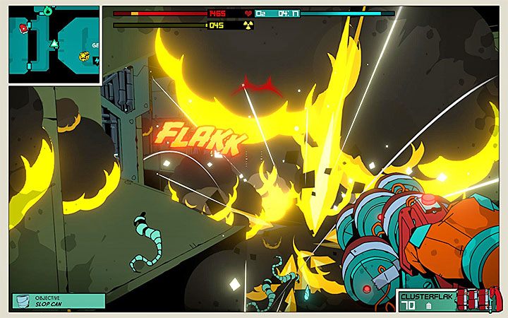 Clusterflack to inaczej bomby klastrowe - Najlepsze bronie i gadżety w Void Bastards - Void Bastards - poradnik do gry