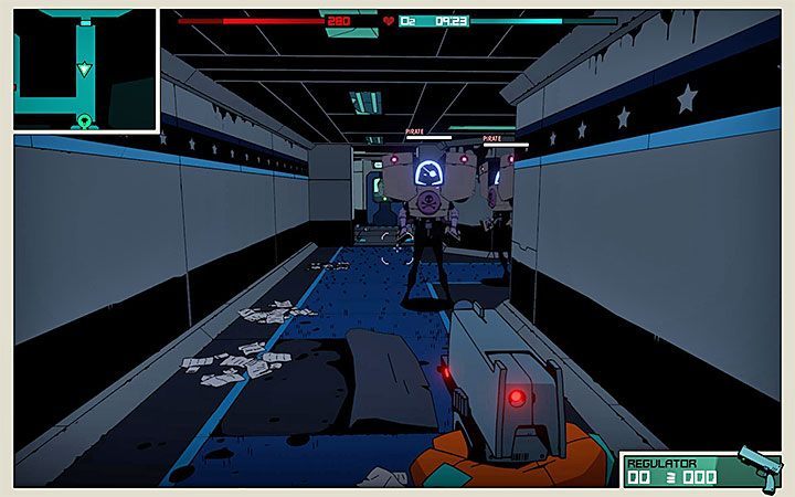 Wyrusz do południowej części mapy gdzie znajduje się śluza pozwalająca powrócić na statek S - Prolog | Opis przejścia kampanii w Void Bastards - Void Bastards - poradnik do gry